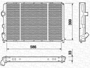 350213737000 MAGNETI MARELLI chladič motora 350213737000 MAGNETI MARELLI