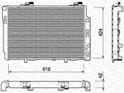 350213743000 MAGNETI MARELLI chladič motora 350213743000 MAGNETI MARELLI