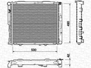 350213745000 MAGNETI MARELLI chladič motora 350213745000 MAGNETI MARELLI