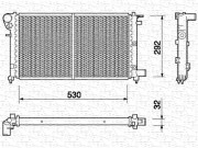 350213756000 MAGNETI MARELLI chladič motora 350213756000 MAGNETI MARELLI