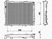 350213763000 MAGNETI MARELLI chladič motora 350213763000 MAGNETI MARELLI