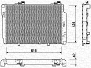 350213765000 MAGNETI MARELLI chladič motora 350213765000 MAGNETI MARELLI