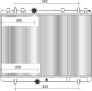 350213877000 Chladič, chlazení motoru MAGNETI MARELLI