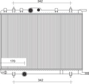 350213885000 MAGNETI MARELLI chladič motora 350213885000 MAGNETI MARELLI