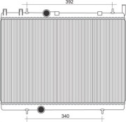 350213888000 MAGNETI MARELLI chladič motora 350213888000 MAGNETI MARELLI