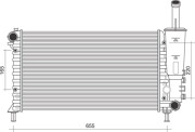 350213901000 MAGNETI MARELLI chladič motora 350213901000 MAGNETI MARELLI