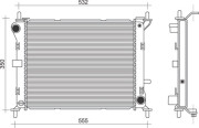 350213909000 MAGNETI MARELLI chladič motora 350213909000 MAGNETI MARELLI