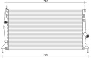 350213920000 Chladič, chlazení motoru MAGNETI MARELLI
