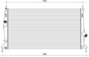 350213922000 MAGNETI MARELLI chladič motora 350213922000 MAGNETI MARELLI