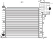 350213950000 MAGNETI MARELLI chladič motora 350213950000 MAGNETI MARELLI