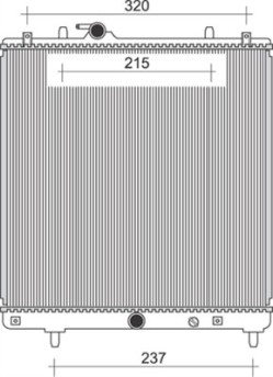 350213979000 Chladič, chlazení motoru MAGNETI MARELLI