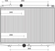 350213985000 MAGNETI MARELLI chladič motora 350213985000 MAGNETI MARELLI