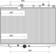 350213987000 MAGNETI MARELLI chladič motora 350213987000 MAGNETI MARELLI