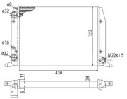 350213404003 MAGNETI MARELLI chladič motora 350213404003 MAGNETI MARELLI