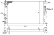 350213755003 MAGNETI MARELLI chladič motora 350213755003 MAGNETI MARELLI