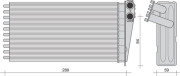 350218273000 Výměník tepla, vnitřní vytápění MAGNETI MARELLI