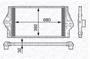 351319201870 Chladič turba MAGNETI MARELLI