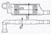 351319201880 MAGNETI MARELLI chladič plniaceho vzduchu 351319201880 MAGNETI MARELLI