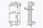 351319203010 Chladič turba MAGNETI MARELLI