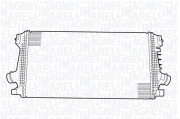 351319203400 MAGNETI MARELLI chladič plniaceho vzduchu 351319203400 MAGNETI MARELLI