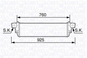 351319203480 Chladič turba MAGNETI MARELLI