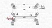 351319205850 MAGNETI MARELLI chladič plniaceho vzduchu 351319205850 MAGNETI MARELLI