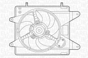 069422004010 MAGNETI MARELLI ventilátor chladenia motora 069422004010 MAGNETI MARELLI