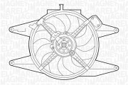 069422041010 MAGNETI MARELLI ventilátor chladenia motora 069422041010 MAGNETI MARELLI