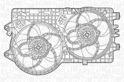 069422239010 MAGNETI MARELLI ventilátor chladenia motora 069422239010 MAGNETI MARELLI