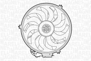 069422275010 MAGNETI MARELLI ventilátor chladenia motora 069422275010 MAGNETI MARELLI