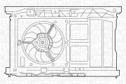 069422290010 MAGNETI MARELLI ventilátor chladenia motora 069422290010 MAGNETI MARELLI