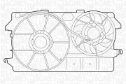 069422321010 MAGNETI MARELLI ventilátor chladenia motora 069422321010 MAGNETI MARELLI