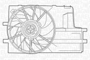 069422324010 MAGNETI MARELLI ventilátor chladenia motora 069422324010 MAGNETI MARELLI