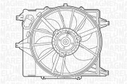 069422345010 MAGNETI MARELLI ventilátor chladenia motora 069422345010 MAGNETI MARELLI