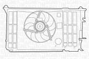 069422373010 MAGNETI MARELLI ventilátor chladenia motora 069422373010 MAGNETI MARELLI