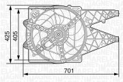 069422454010 MAGNETI MARELLI ventilátor chladenia motora 069422454010 MAGNETI MARELLI