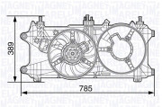 069422487010 MAGNETI MARELLI ventilátor chladenia motora 069422487010 MAGNETI MARELLI