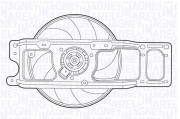 069422535010 MAGNETI MARELLI ventilátor chladenia motora 069422535010 MAGNETI MARELLI