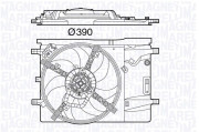 069422576010 MAGNETI MARELLI ventilátor chladenia motora 069422576010 MAGNETI MARELLI