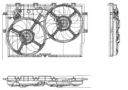 069422578010 MAGNETI MARELLI ventilátor chladenia motora 069422578010 MAGNETI MARELLI