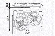 069422582010 MAGNETI MARELLI ventilátor chladenia motora 069422582010 MAGNETI MARELLI