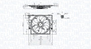 069422829010 MAGNETI MARELLI ventilátor chladenia motora 069422829010 MAGNETI MARELLI