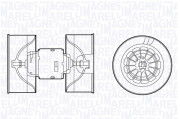 069412660010 MAGNETI MARELLI vnútorný ventilátor 069412660010 MAGNETI MARELLI