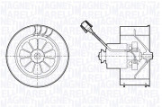 069412678010 MAGNETI MARELLI vnútorný ventilátor 069412678010 MAGNETI MARELLI