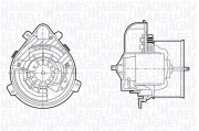 069412692010 MAGNETI MARELLI vnútorný ventilátor 069412692010 MAGNETI MARELLI