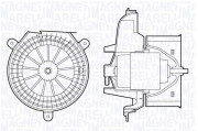 069412712010 MAGNETI MARELLI vnútorný ventilátor 069412712010 MAGNETI MARELLI