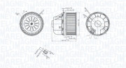 069412729010 MAGNETI MARELLI vnútorný ventilátor 069412729010 MAGNETI MARELLI