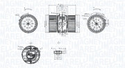 069412748010 MAGNETI MARELLI vnútorný ventilátor 069412748010 MAGNETI MARELLI