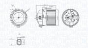 069412751010 MAGNETI MARELLI vnútorný ventilátor 069412751010 MAGNETI MARELLI