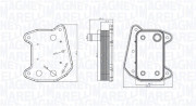 350300001700 MAGNETI MARELLI chladič motorového oleja 350300001700 MAGNETI MARELLI